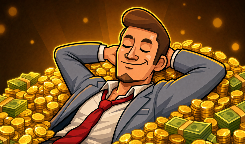 Обложка игры «Idle Billionaire Tycoon»