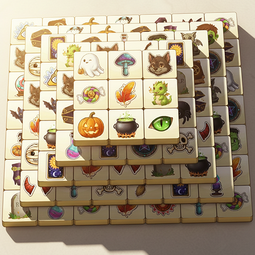 Обложка игры «Три Плитки в мире Хеллоуин»