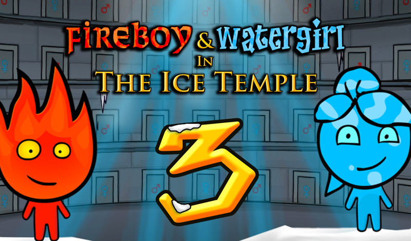 Обложка игры «Fireboy and Watergirl 3 In the Ice Temple»