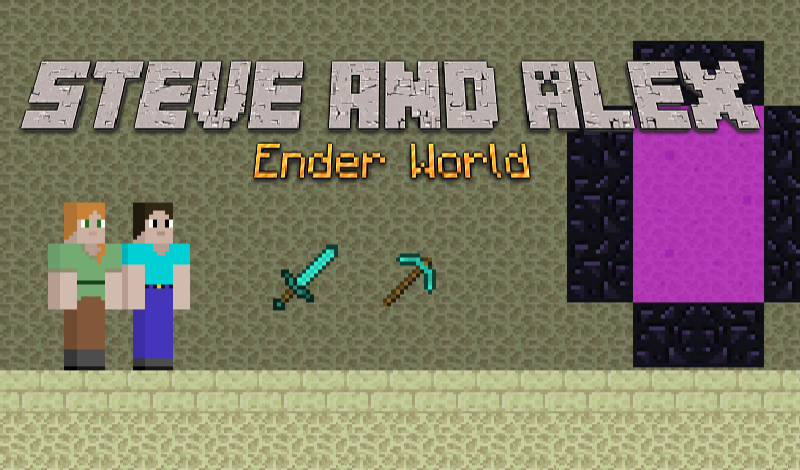 Обложка игры «Steve and Alex Ender World»