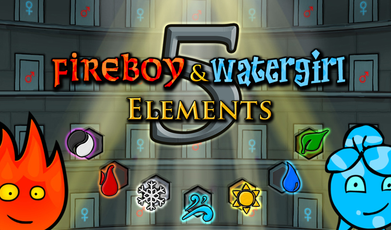 Обложка игры «Fireboy and Watergirl 5 Elements»