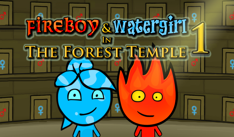 Обложка игры «Fireboy & Watergirl 1 in The Forest Temple»