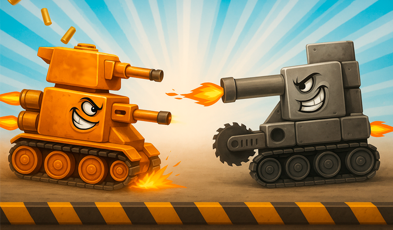 Обложка игры «Block Tanks: Строй и Сражайся»