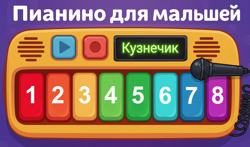 Обложка игры «Пианино для малышей»