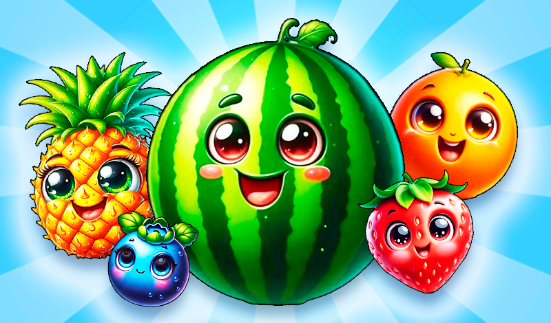 Обложка игры «Соединяй фрукты: Сладкое Наслаждение!»