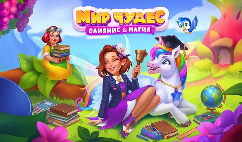 Обложка игры «Мир чудес Слияние & магия»