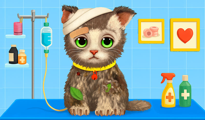 Обложка игры «Помоги Котёнку АСМР»