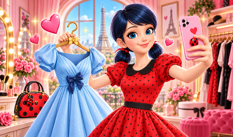 Обложка игры «Леди Баг: Одевалка блогера»