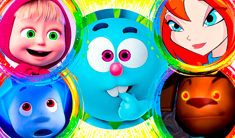 Обложка игры «Мультики и Музыка! Маша, Тимоха, Винкс, Нолик!»