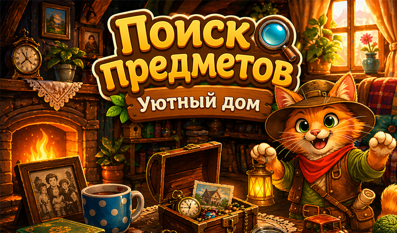 Обложка игры «Поиск Предметов Уютный дом»