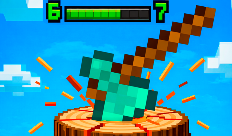 Обложка игры «Сруби деревья - Майн МОД!»