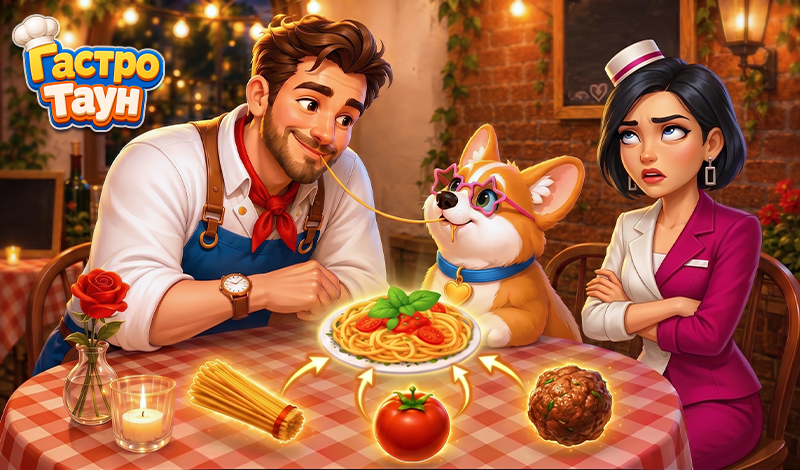 Обложка игры «Гастро Таун»