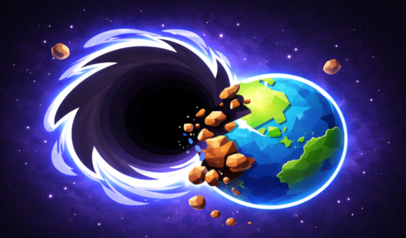 Обложка игры «Вырасти Чёрную Дыру: Idle Кликер»