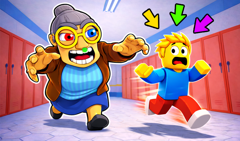 Обложка игры «Побег из Школы: Злая Училка!»