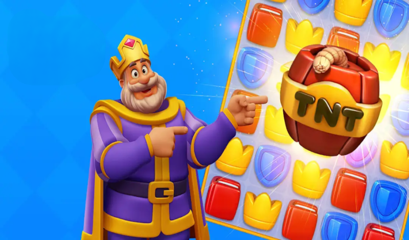 Обложка игры «Сокровище Короля - Три в Ряд!»