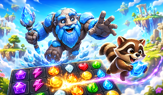 Обложка игры «Диамант: Небесные Истории 3 в ряд»