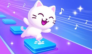 Обложка игры «Прыгай в Ритм под Хит! Кошачья Дискотека!»