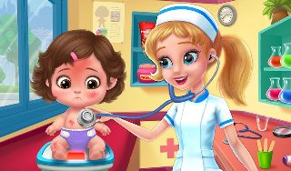Обложка игры «Супер нянечка - Уход за лялечками»