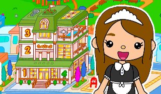 Обложка игры «Тока Мир: Построй отель 5 звезд»