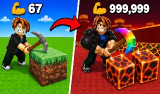 Обложка игры «Обби: +1 Урон Кирки»