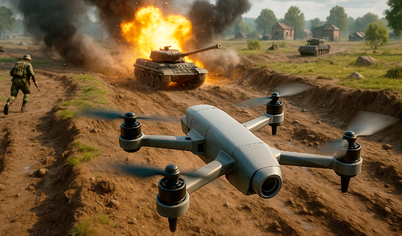 Обложка игры «FPV Военный Дрон Камикадзе»