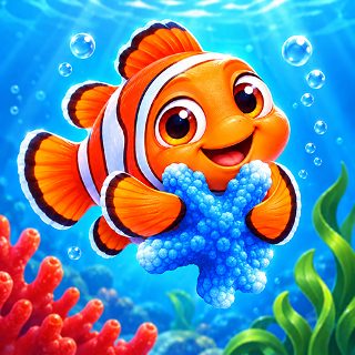 Обложка игры «Морские рыбки: три в ряд»