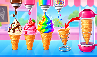 Обложка игры «Кафе-мороженое: готовка еды для детей»