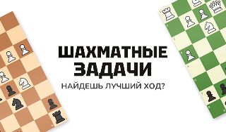 Обложка игры «Шахматные задачи: Найдешь лучший ход?»