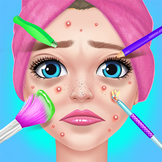 Обложка игры «Ева - СПА, Одевалки и Макияж - Игры для девочек»