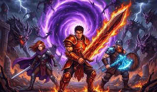 Обложка игры «Герои Этерии»