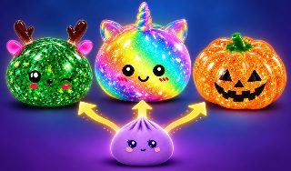 Обложка игры «Сквиши - вырасти коллекцию из 240 игрушек»