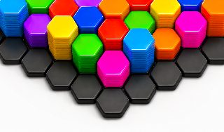 Обложка игры «Магнитные Гексы: Сортировка»