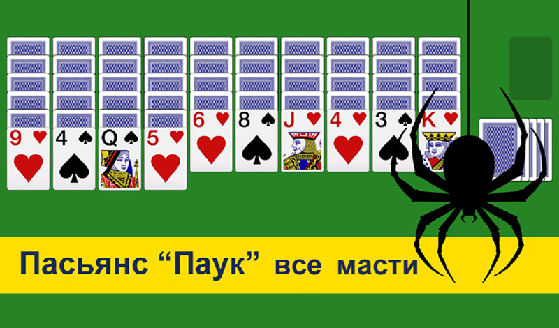 Обложка игры «Пасьянс «Паук» все масти»