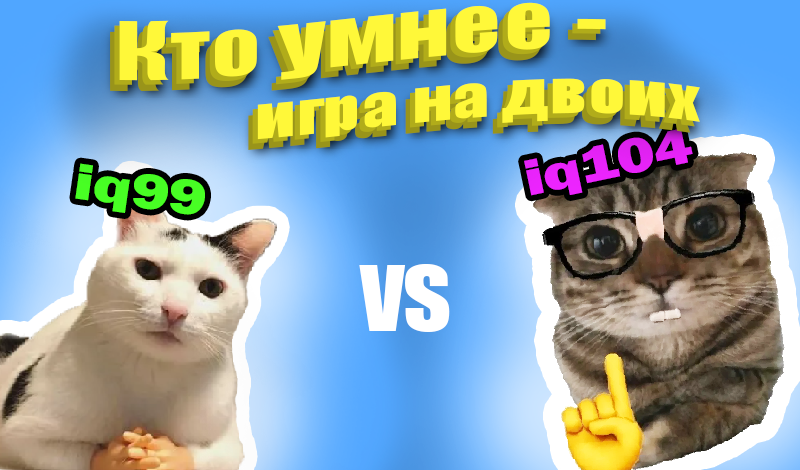 Обложка игры «Кто умнее - игра на двоих»