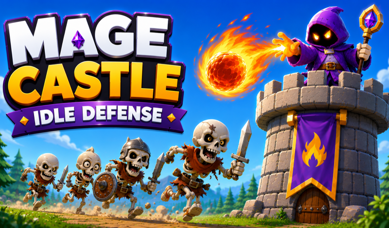 Обложка игры «Mage Castle Idle Defense»