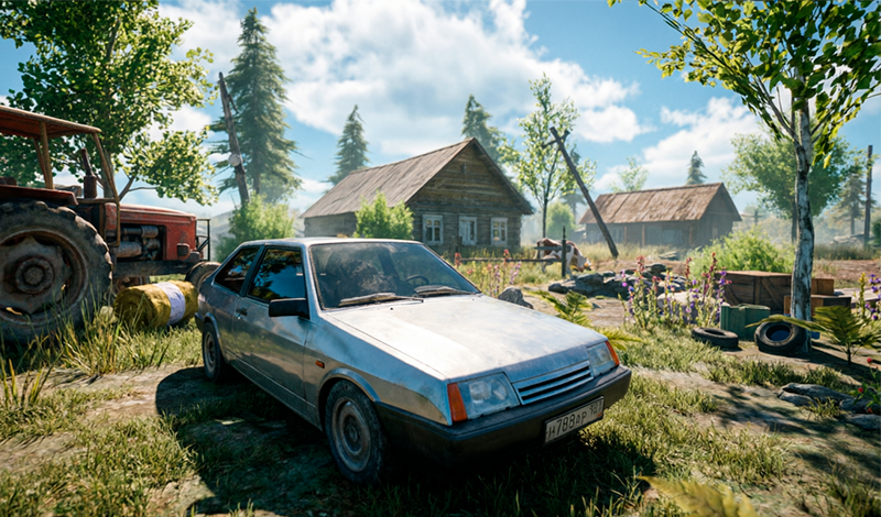 Обложка игры «Русский Водитель ВАЗ 2108»