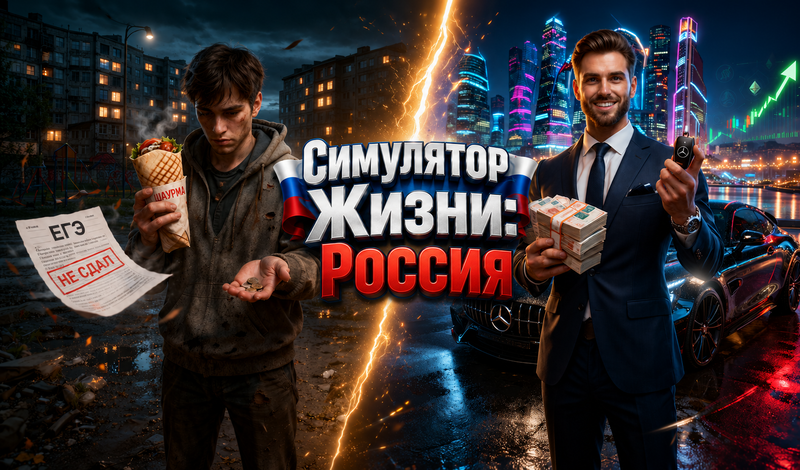 Обложка игры «Симулятор Жизни: Россия»