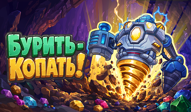 Обложка игры «Бурить-Копать!»