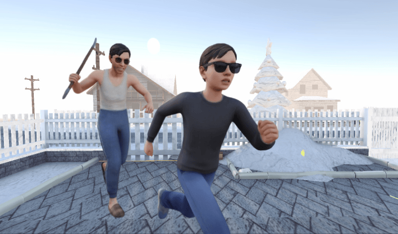 Обложка игры «Скулбой: Новогодний побег»