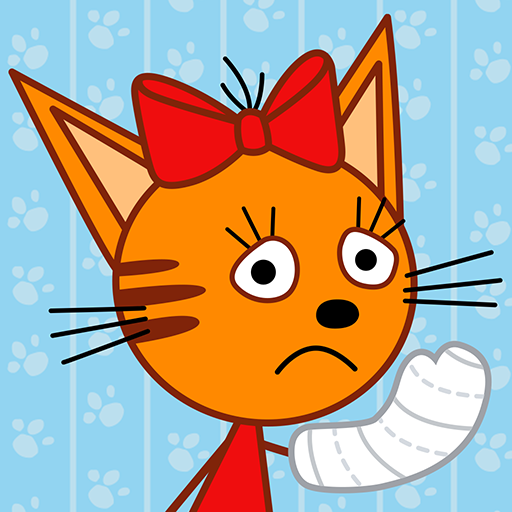 Обложка игры «Три Кота Доктор: Игра Больница! Лечить Животных!»