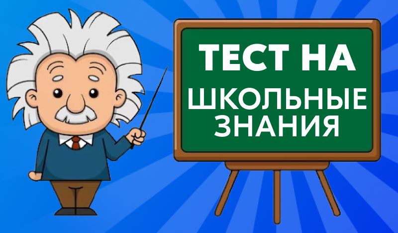 Обложка игры «Тест на школьные знания»