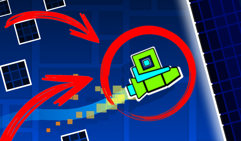 Обложка игры «Geometry Dash: 2D Корабль»