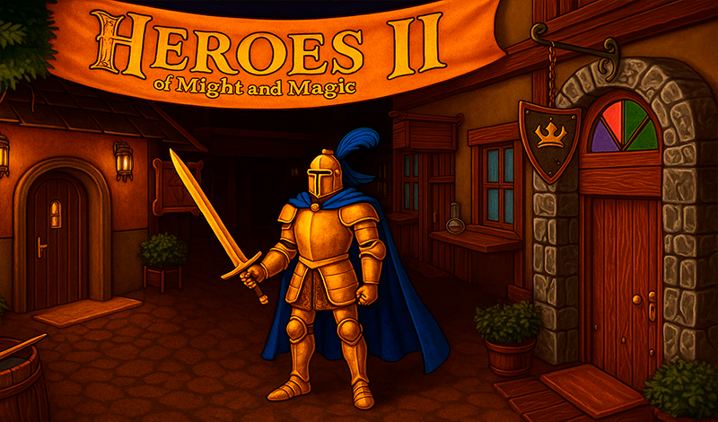 Обложка игры «Heroes of Might and Magic II»
